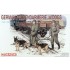 1/35 WWII German Feldendarmerie w/Dogs (2 figures + 2 dogs)