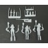 1/35 Modern British Army Crew set for HobbyBoss Wolf W.M.I.K kit (3 Figures)