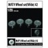 1/35 MATV Wheel sets #2 (Wide) for Panda kit (Resin, 4pcs)