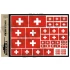 Multiple Scale Flag of Switzerland