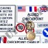 1/35 West German Berlin Wall/Border Signs