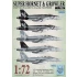 1/72 USN F/A-18E/F & EA-18G VX-9 Vampires Decals for Academy/Hasegawa/Italeri/Revell kits