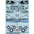 1/48 USMC/USN F-4B/J VMFA-451/115/VF-96 Phantom #4 Decals for Academy/Hasegawa/Italeri