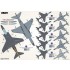 1/72 USMC AV-8B Plus Harrier II Decal - VMA-214/223/231/513 for Hasegawa kit