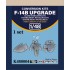 1/48 F-14B Upgrade Pilot Glare Shield, Pilot RIO Instrument Panels for Tamiya kit