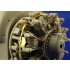 Photoetch for 1/32 Grumman TBF/TBM Avenger Engine for Trumpeter kit