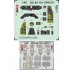 1/48 Douglas TBD-1 Devastator Panels 3D Decals and Seatbelts PE set for HobbyBoss kits