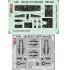 1/48 MH-60L Black Hawk Helicopter Panels 3D Decal and PE Seatbelts for ICM kits