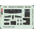 1/48 MH-60L Black Hawk Helicopter Panels 3D Decal and PE Seatbelts for ICM kits