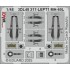 1/48 MH-60L Black Hawk Helicopter Panels 3D Decal and PE Seatbelts for ICM kits