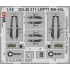 1/48 MH-60L Black Hawk Helicopter Panels 3D Decal and PE Seatbelts for ICM kits