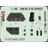 1/48 Westland Lysander Mk.I/III Panels 3D Decal and PE Seatbelts for Airfix kits