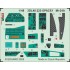 1/48 Mil Mi-24A Instrument Control Panels and Seatbelts for Trumpeter kits