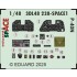 1/48 Curtiss P-40N Interior Details 3D Decal for Eduard kits