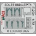 1/72 Grumman E-2C+ Hawkeye Panels 3D Decal and PE Seatbelts for Heller kits