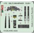 1/72 Grumman E-2C+ Hawkeye Panels 3D Decal and PE Seatbelts for Heller kits