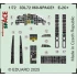 1/72 Grumman E-2C+ Hawkeye Panels 3D Decal and PE Seatbelts for Heller kits