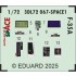 1/72 F-35A Lightning II Interior Detail Set for Eduard kits