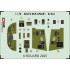 1/72 B-24J Interior Details (3D decal) for Hasegawa kits