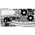 Photoetch for 1/48 North American B-25J Mitchell for Monogram kit