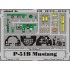 1/48 P-51B Mustang Colour Photoetch Set Vol.1 for Tamiya kit