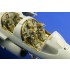 Colour Photoetch for 1/48 EA-6B Prowler Seatbelts for Kinetic kit