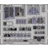 1/48 Grumman F-14A Tomcat Interior Detail Set for Tamiya #61114 (2 Photo-Etched Sheets)