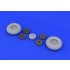 1/24 Hawker Typhoon Mk.Ib Wheels for Airfix kit