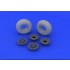 1/32 North American P-51 Mustang Wheels for Tamiya kit