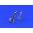 1/32 Messerschmitt Bf109G-6 Undercarriage Legs (Bronze) for Revell kits