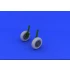 1/32 Vought F4U-1 Corsair Bird Cage Wheels Diamond Pattern for Tamiya kit (2 wheels)