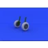 1/32 Vought F4U-1 Corsair Bird Cage Wheels Diamond Pattern for Tamiya kit (2 wheels)