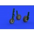 1/32 Messerschmitt Me 262 Wheels Set for Revell kit