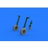 1/32 P-51D Wheels Brassin Set for Revell kits