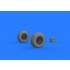 1/32 P-51D Wheels Brassin Set for Revell kits