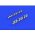 1/32 Curtiss P-40 Warhawk Exhaust Stacks Fishtail Set for Hasegawa kits