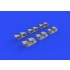 1/32 Curtiss P-40 Warhawk Exhaust Stacks Fishtail Set for Hasegawa kits