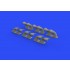 1/32 Curtiss P-40 Warhawk Exhaust Stacks Fishtail Set for Hasegawa kits