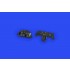 1/32 Messerschmitt Bf 109E Dashboard & Seatbelts Detail Set for Eduard kits