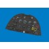 1/24 Supermarine Spitfire Mk.VIII Dashboard and Seatbelts for Airfix kits