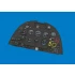1/24 Supermarine Spitfire Mk.VIII Dashboard and Seatbelts for Airfix kits