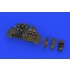 1/48 Messerschmitt Me 262A LOOK (Instrument Panel) Set for Tamiya kits