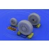 1/48 F-16 Late Wheels for Kinetic kit