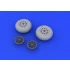 1/48 North-American P-51D Mustang Wheels