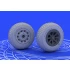 1/48 North-American P-51D Mustang Wheels