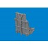1/48 P-51B/C Mustang Seat with Integral Belts Type 1 for Eduard kits