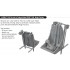 1/48 Vought F4U-1A Corsair Seat with Integral Belts for Magic Factory kits