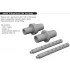 1/48 Bell P-39 Airacobra Gun Barrels for Arma Hobby kits
