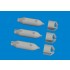 1/48 Curtiss P-40 Warhawk 100lb M30 US Bombs for Eduard kits