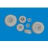 1/48 B-24D Liberator Wheels for Hobby Boss kits